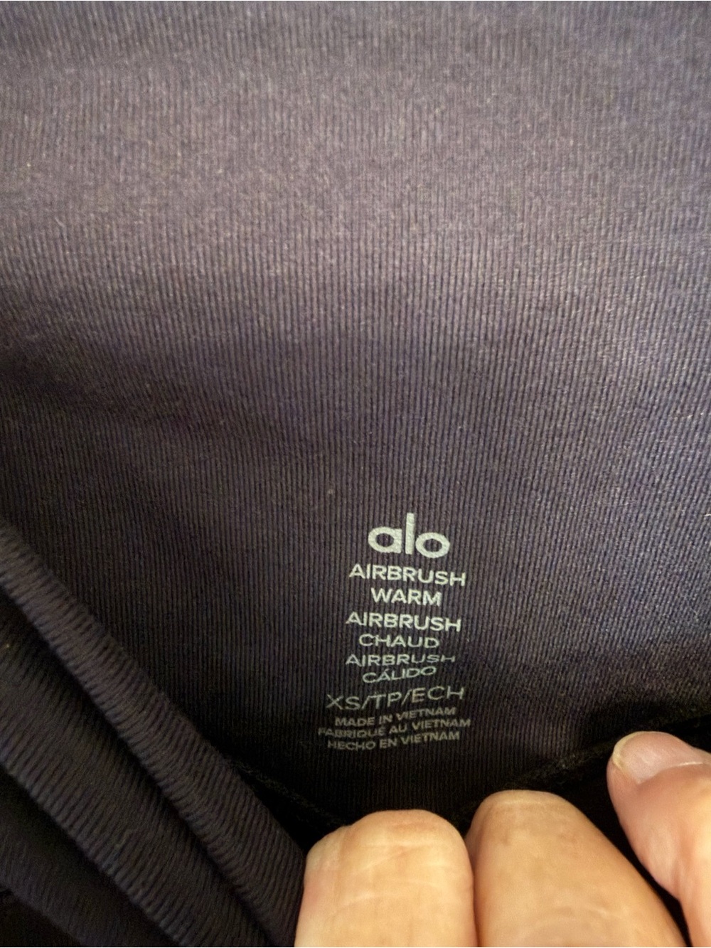 ALO high-Waist Black Women's Leggings - Picture 2 of 4